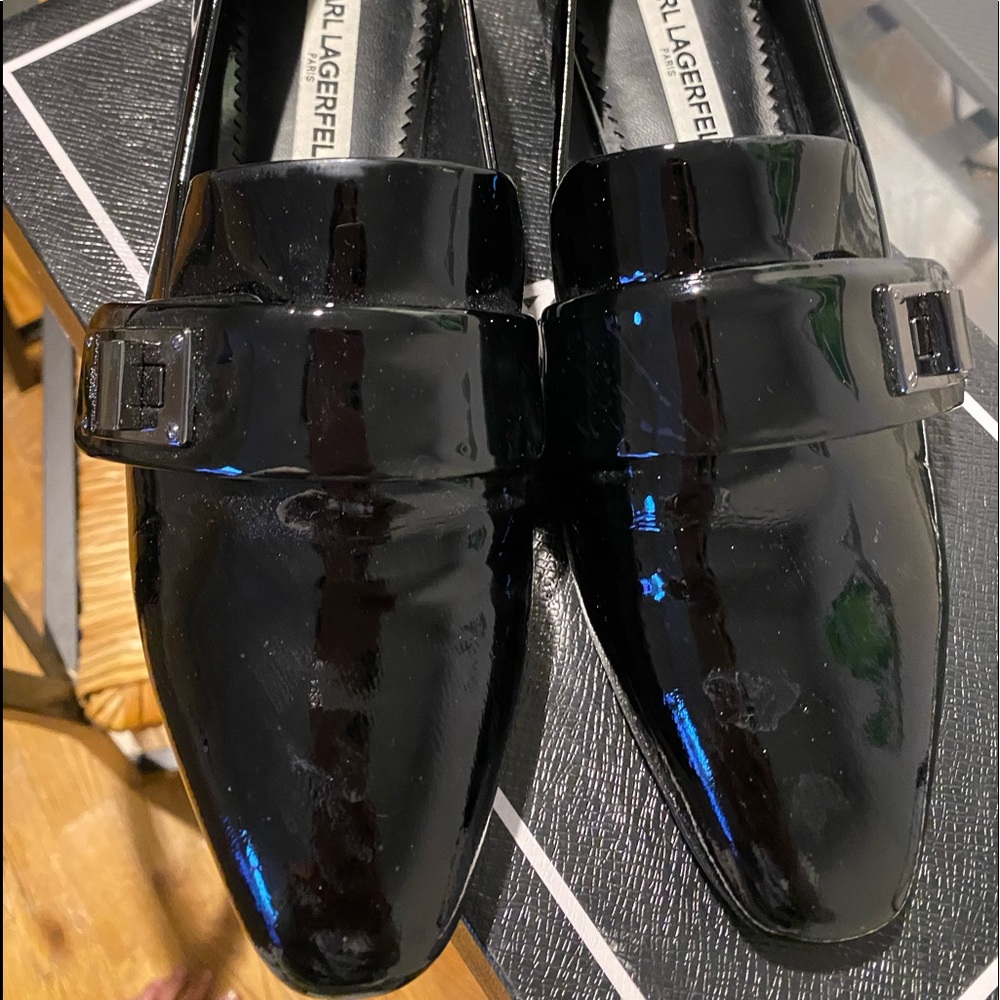 Black Karl Lagerfeld Loafers